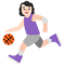 Woman Bouncing Ball- Light Skin Tone emoji on Microsoft